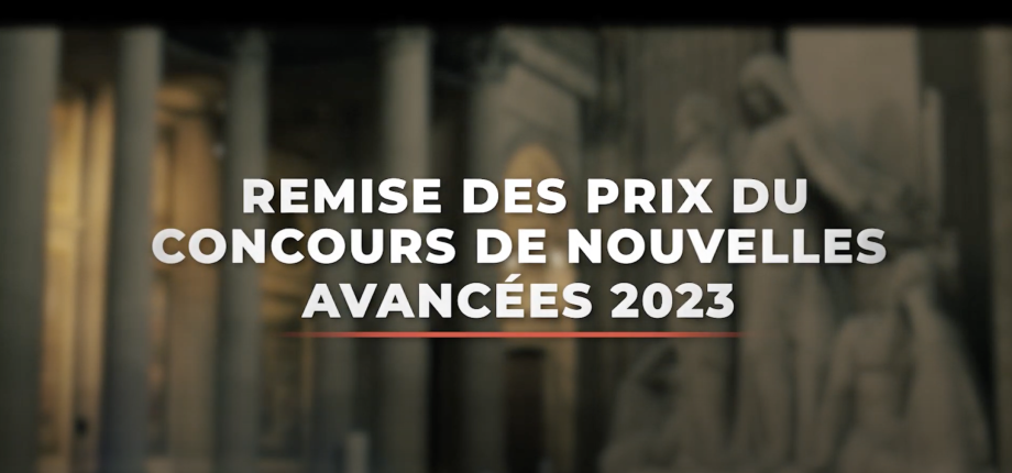 Retour sur la remise des prix du Concours de nouvelles avancées 2023