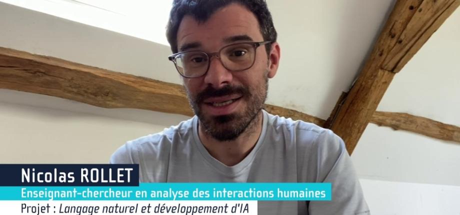 Nicolas Rollet "Langage naturel et développement d'IA"